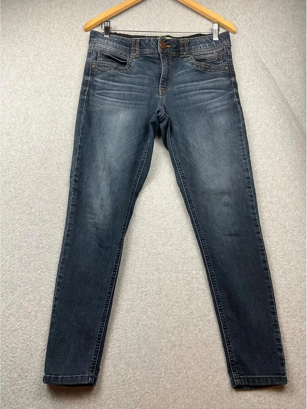 Democracy Womens Jeans 8 Ab Technology Dark Wash Stretchy Casual